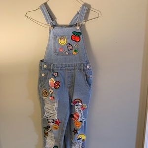 Weissman Denim Patchwork Hip Hop Costume